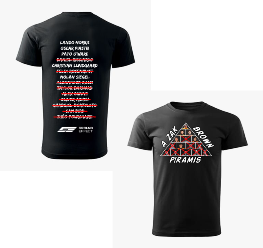 Zak Brown Piramis póló