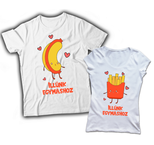 Illünk egymáshoz páros póló...