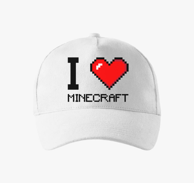I love minecraft baseball sapka