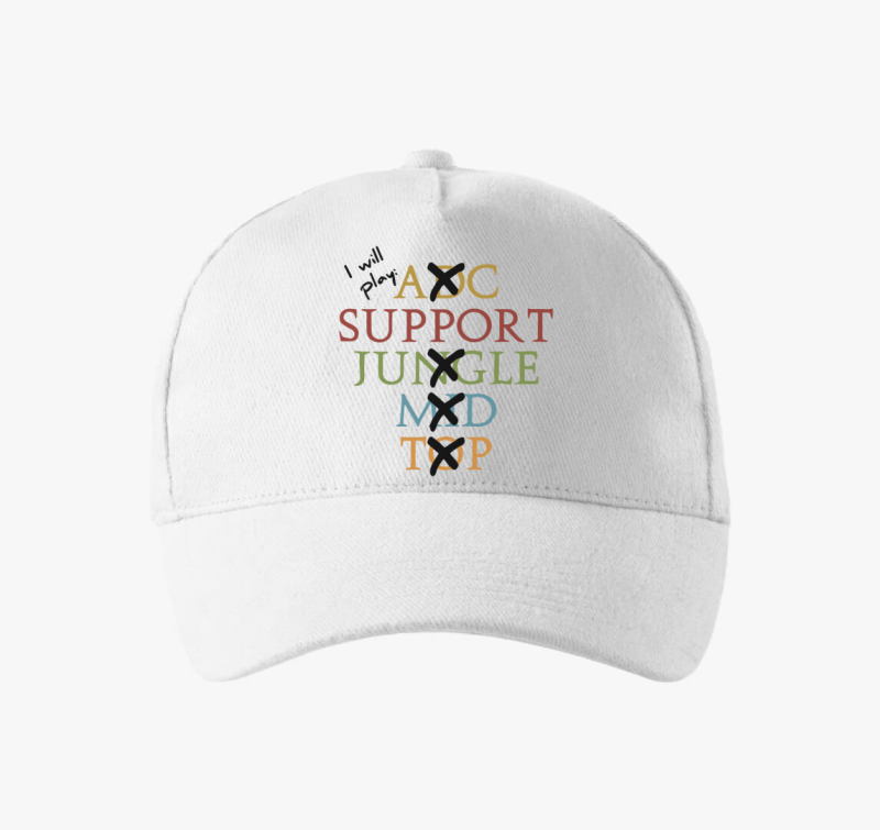 I will play support baseball sapka