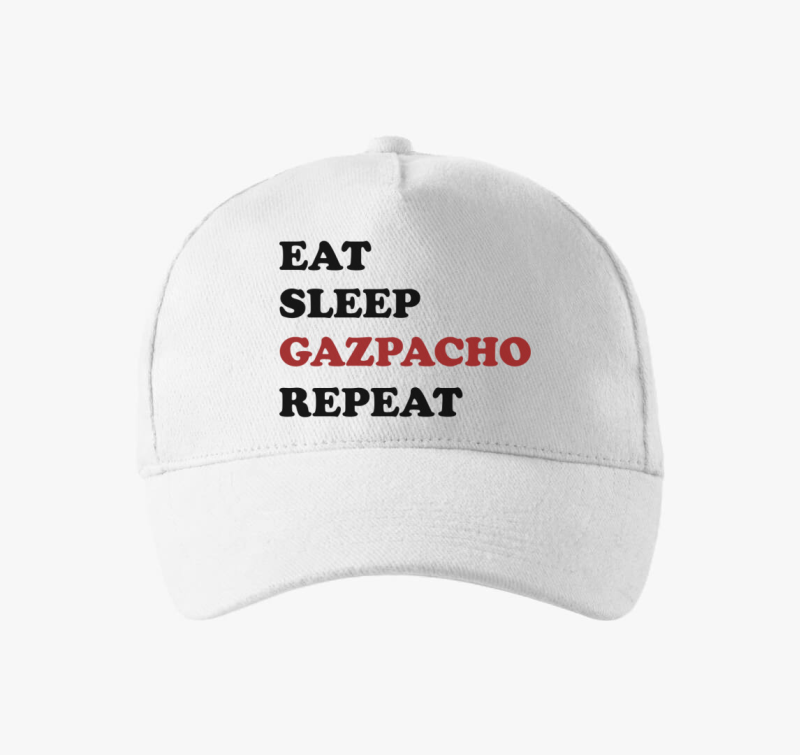 Eat Sleep Gazpacho baseball sapka