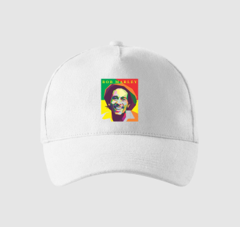 Bob Marley színes portré baseball sapka