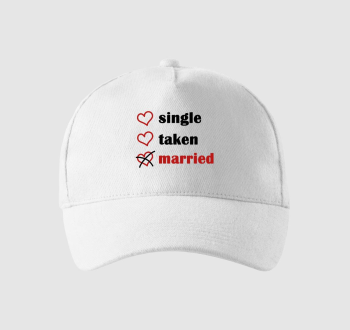 Single Taken Married baseball sapka