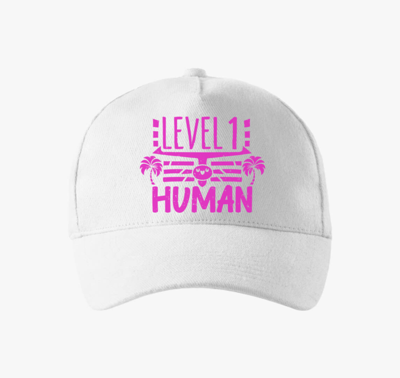 Level 1 Human pink baseball sapka