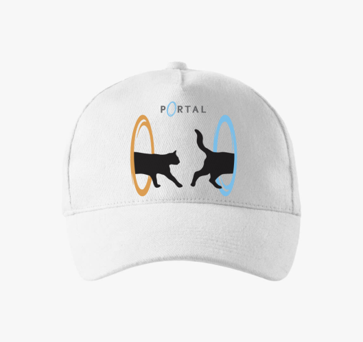 Portál macska baseball sapka