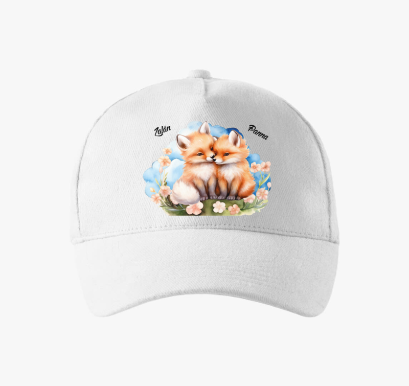 Összebújós szerelmes Rókák baseball sapka