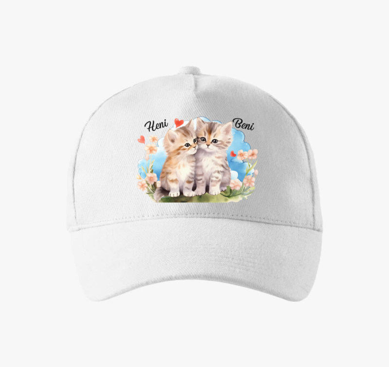 Összebújós szerelmes Cicák baseball sapka