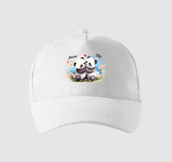 Összebújós szerelmes Panda baseball sapka