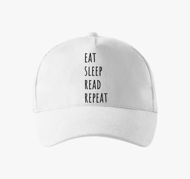 Eat Sleep Read baseball sapka