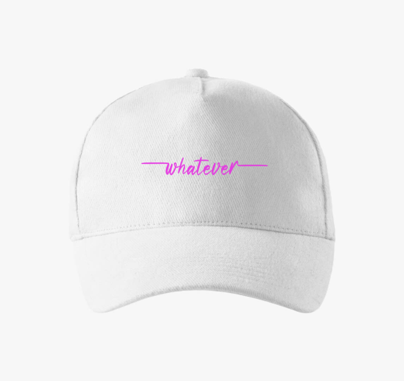 Whatever pink baseball sapka