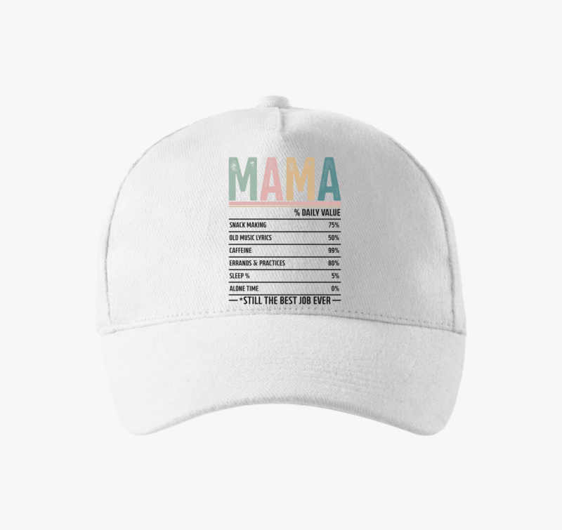 Mama összetétel baseball sapka