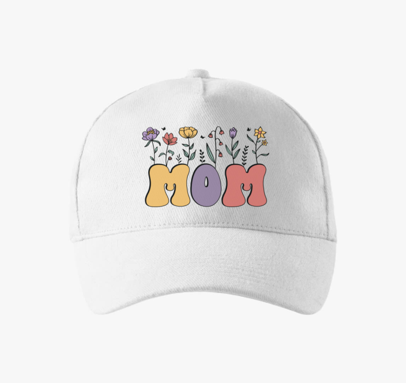 Mom hippi virágos baseball sapka