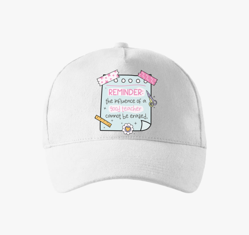 Teacher reminder influence baseball sapka