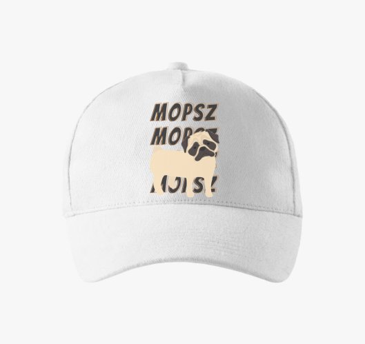 Mopsz mintás baseball sapka