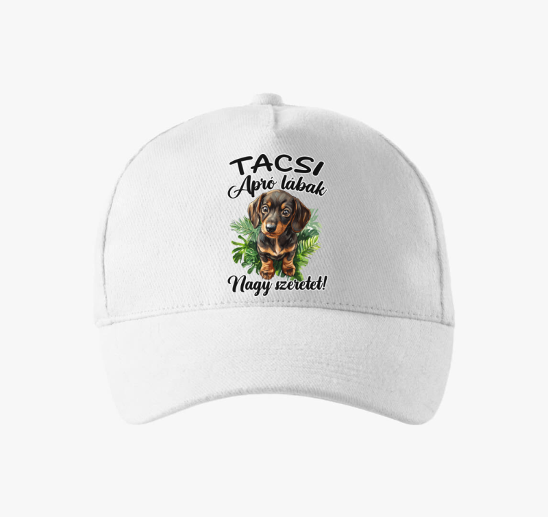 Tacsi Apró lábak, nagy szeretet barna tacsi baseball sapka