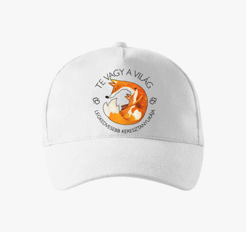 Legjobb keresztanya rókás baseball sapka