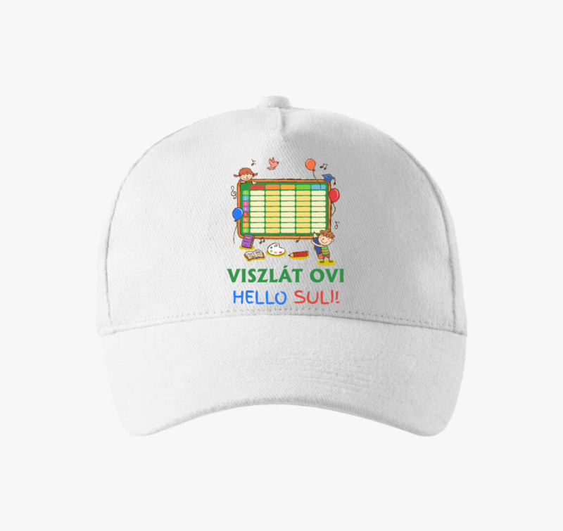 Viszlát ovi, hello suli baseball sapka
