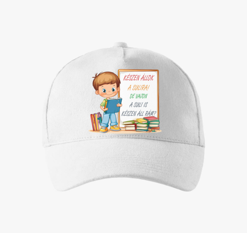 Készen állok a sulira baseball sapka