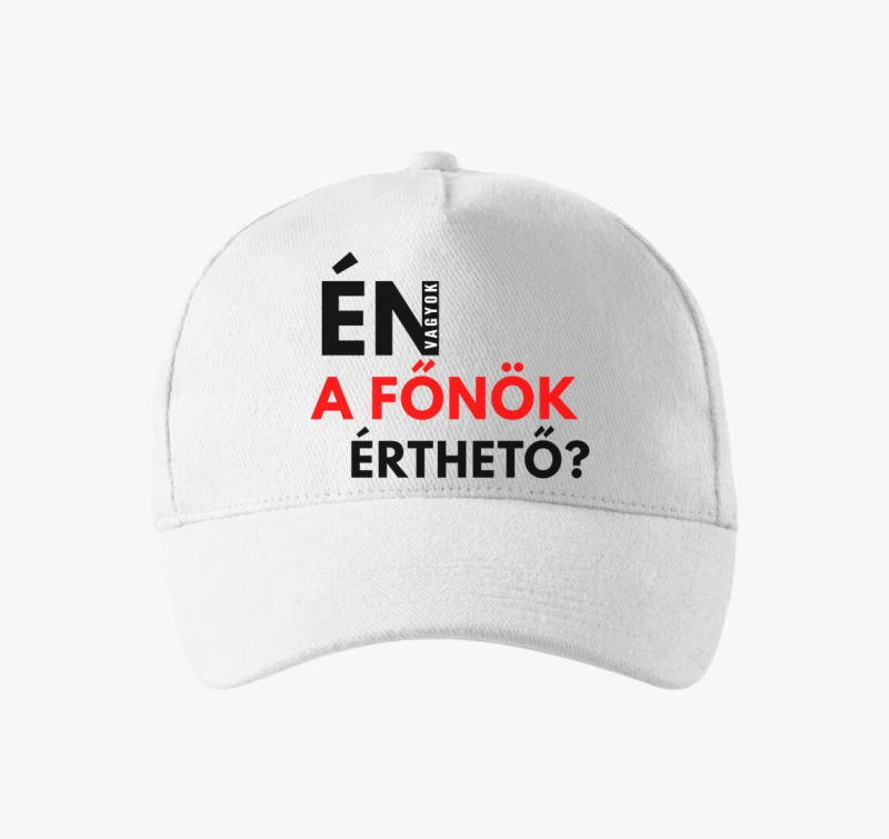 Én vagyok a főnök v2 baseball sapka