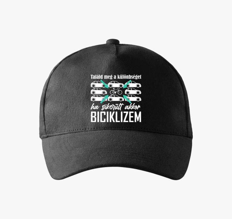 Biciklis különbség mintás baseball sapka