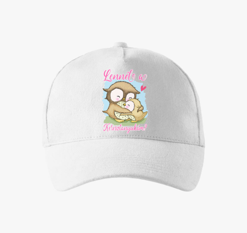 Lennél a keresztanyukám bagoly lányos baseball sapka