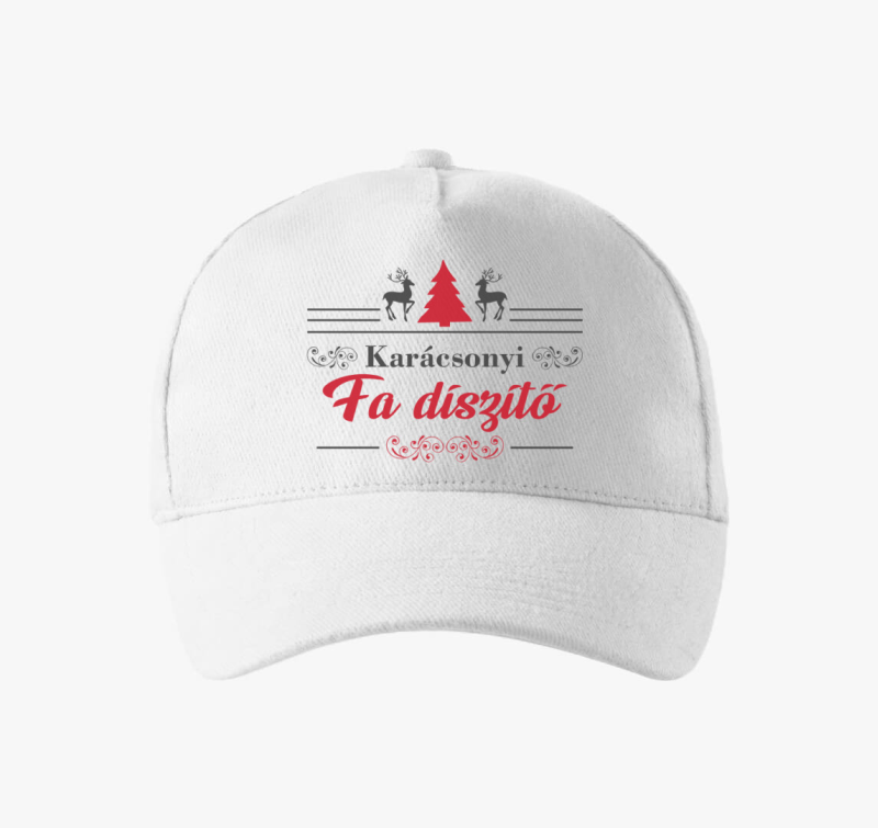 Karácsonyi fa díszítő baseball sapka