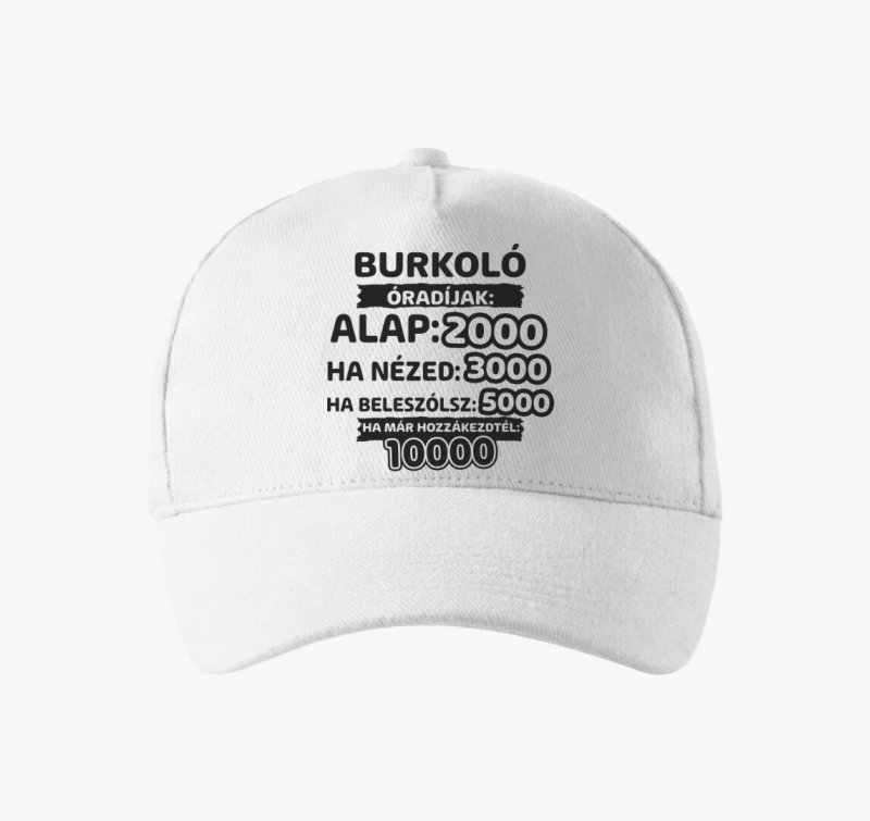 Burkoló óradíjak munka baseball sapka