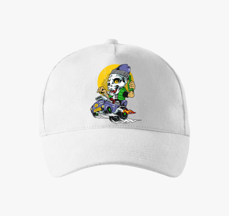 Halloween-i dragster csontváz baseball sapka