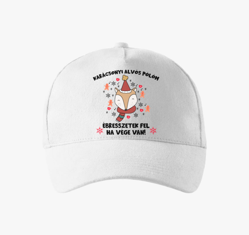 Karácsonyi alvós baseball sapkam baseball sapka