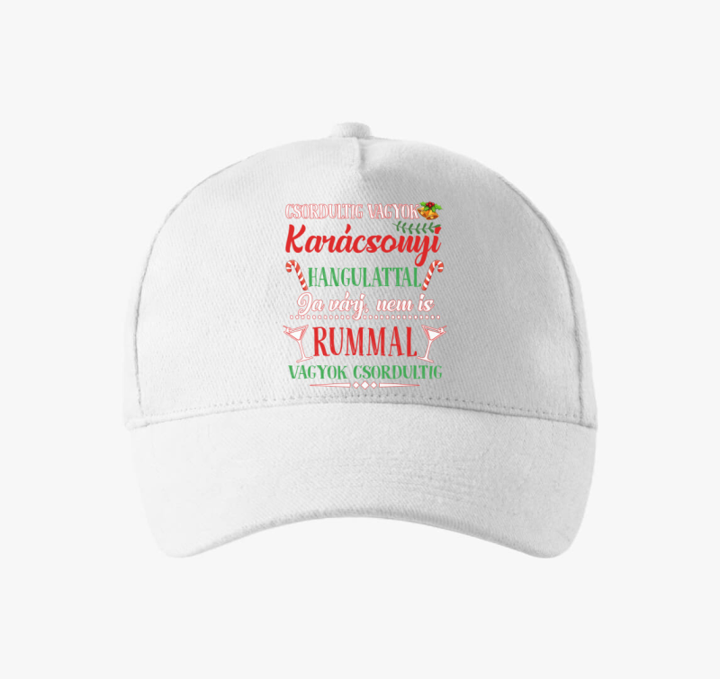 Csordultig vagyok karácsonyi baseball sapka