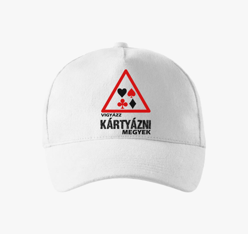 Vigyázz kártyázni megyek baseball sapka