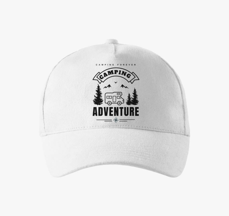 Lakóautó camping adventure baseball sapka