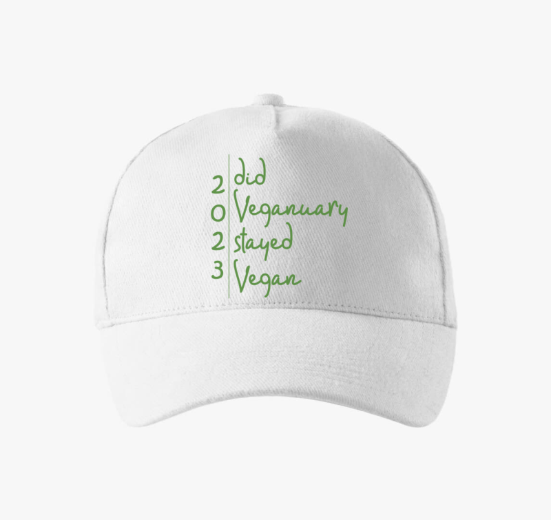Did Veganuary 2023 (dőlt zöld betűs) baseball sapka