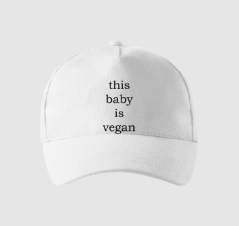 This baby is vegan baseball sapka