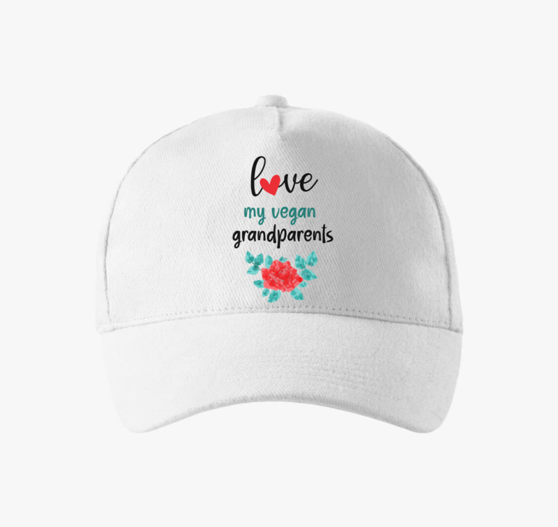 Love my Vegan Grandparents baseball sapka