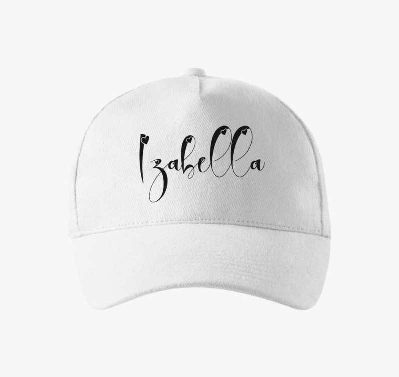 Szivecskés betűk NÉV baseball sapka