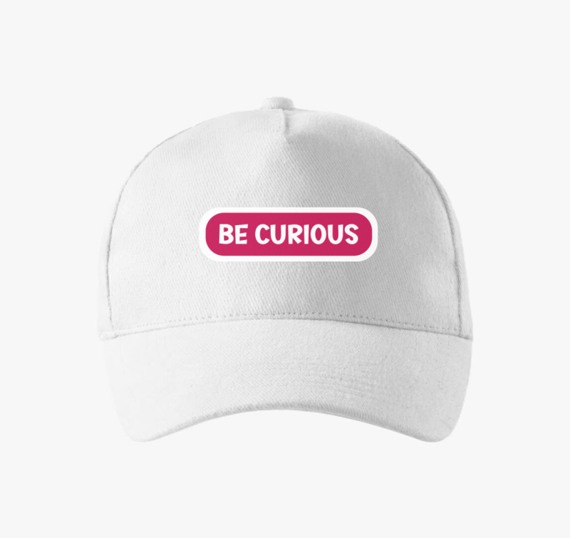 Be curious pink baseball sapka