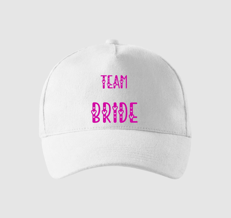 Team Bride pink baseball sapka