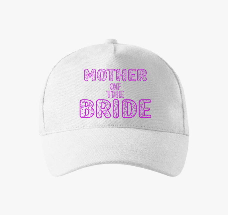 Mother of the Bride virágos pink baseball sapka