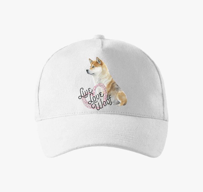 Akita szivecskés baseball sapka