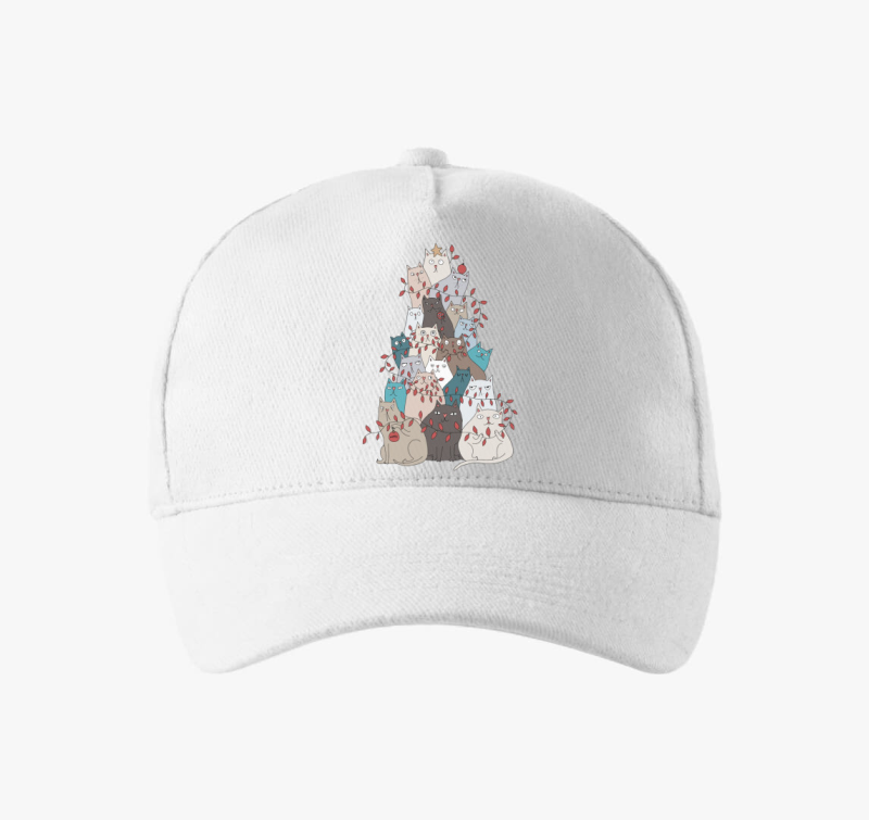Macskarácsonyfa baseball sapka