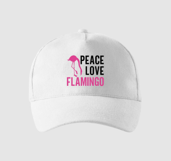 Flamingo peace baseball sapka