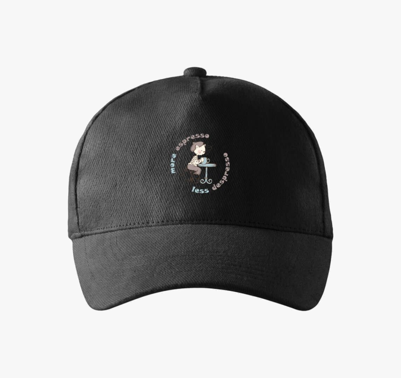 Espresso cat baseball sapka