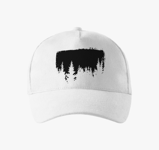 Erdő sziluett baseball sapka