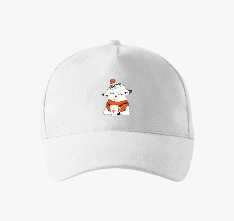 Winter cat caffeine baseball sapka
