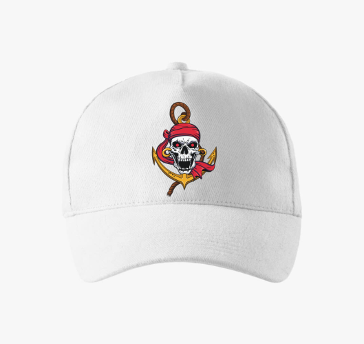 Pirate skull 2 baseball sapka