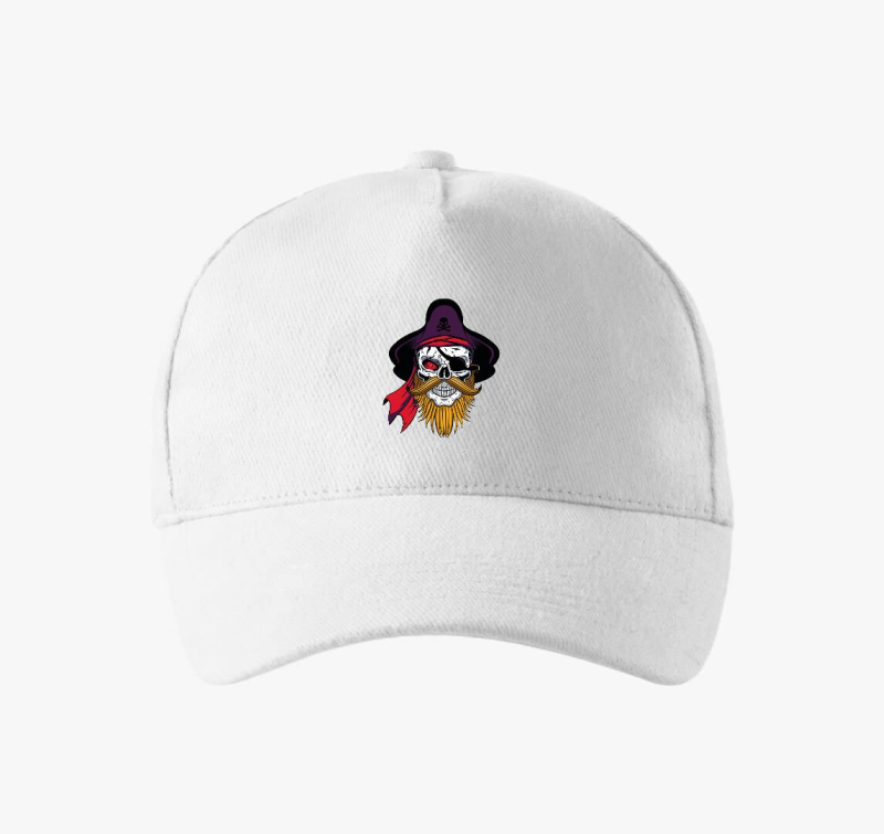 Pirate skull 6 baseball sapka
