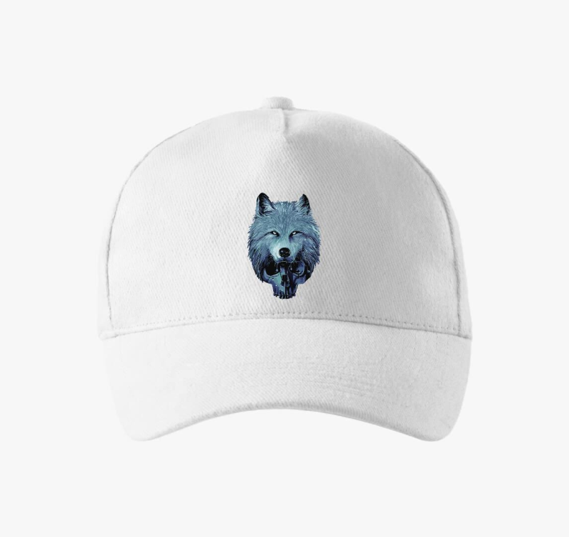 Skull wolf baseball sapka