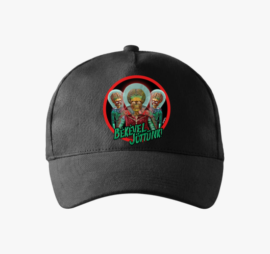 Békével jöttünk! (piros) baseb...