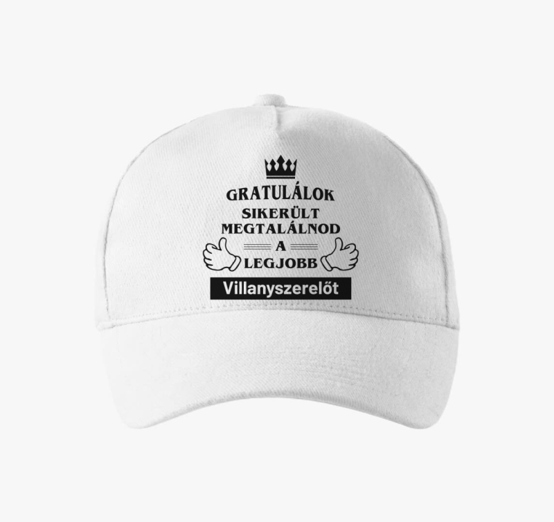 Gratulálok sikerült megtalálnod a legjobb villanyszerelőt baseball sapka